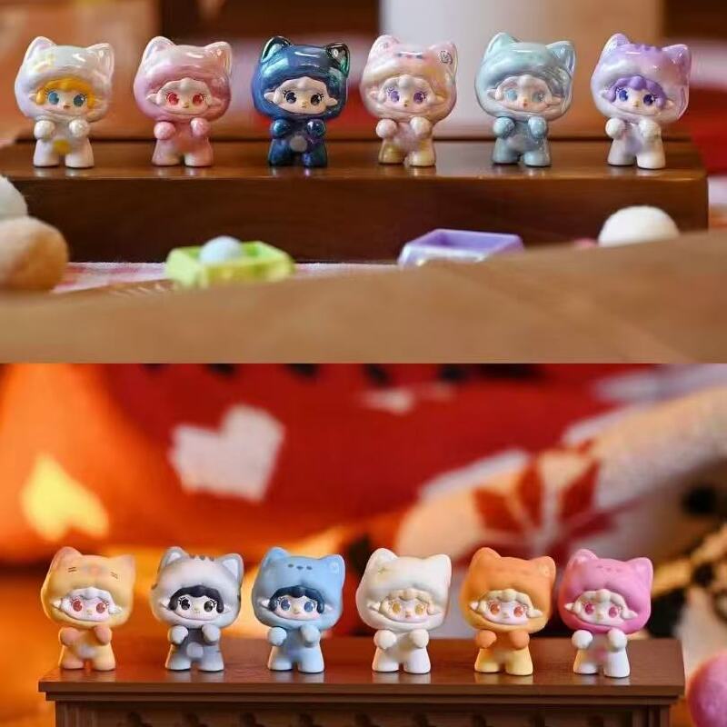 氧氧Yooki二代萌粒有喵出没盲盒盲袋潮玩挂饰隐藏概率