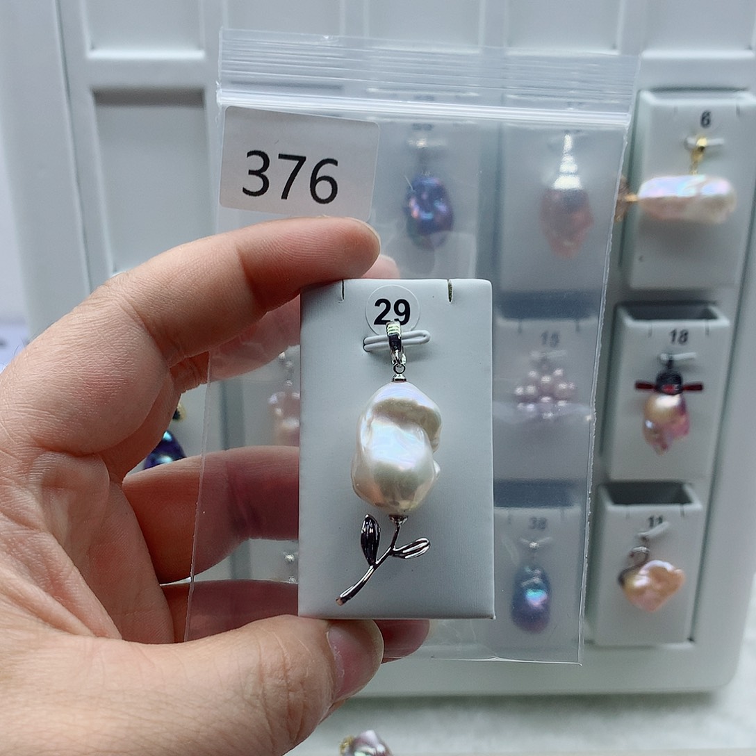 吊坠(不含链)合金淡水珍珠