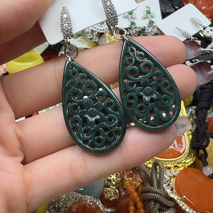 翡翠未镶嵌项链翡翠