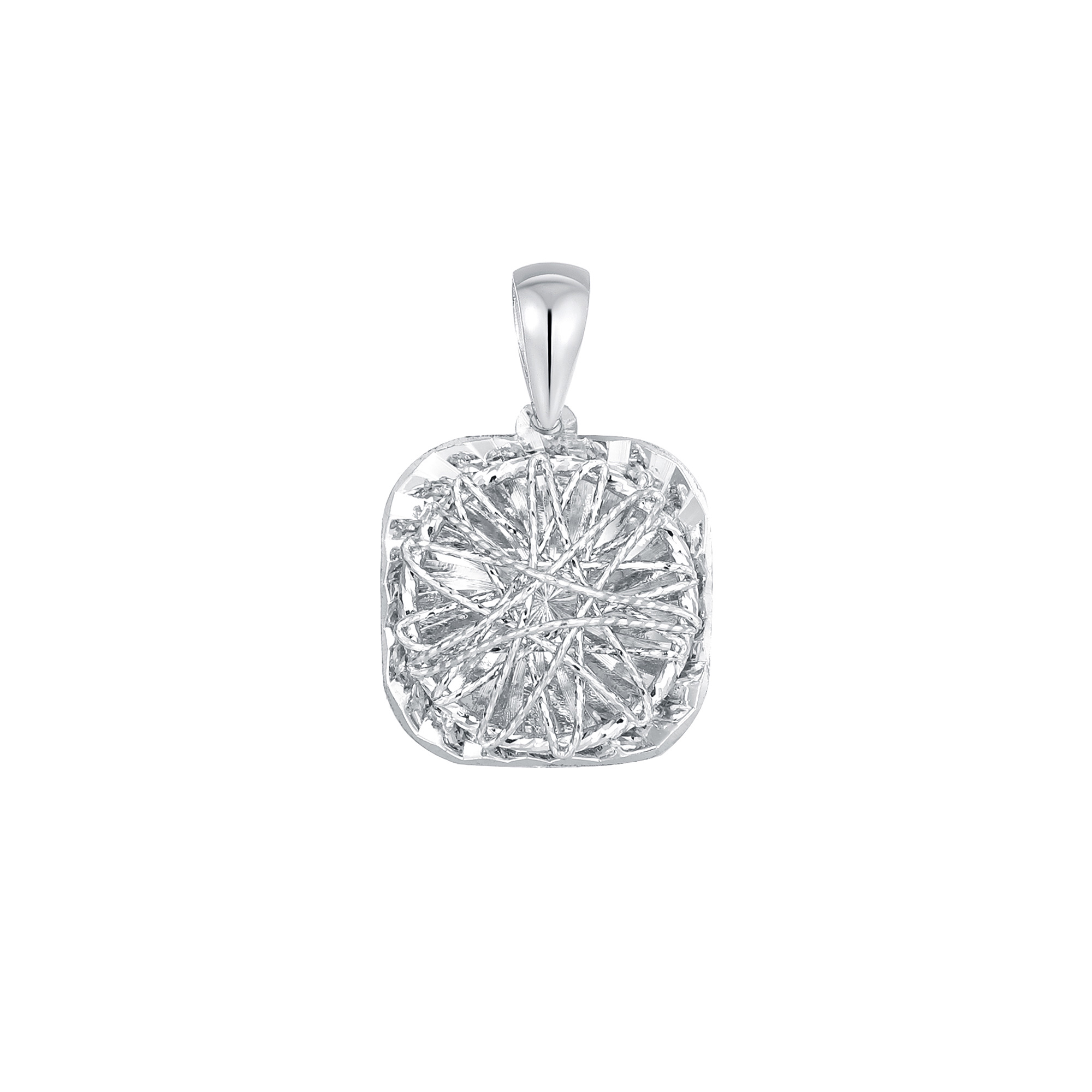 铂金pt950小方糖吊坠（不含链）