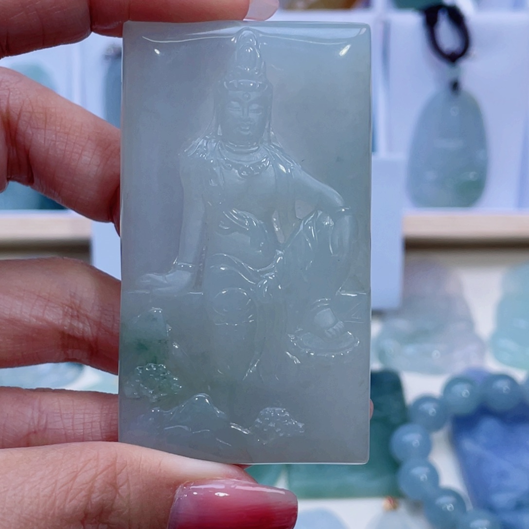 翡翠颈饰未镶嵌翡翠A货颈饰未镶嵌