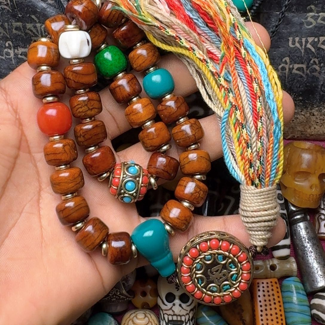 金刚菩提手串牦牛骨