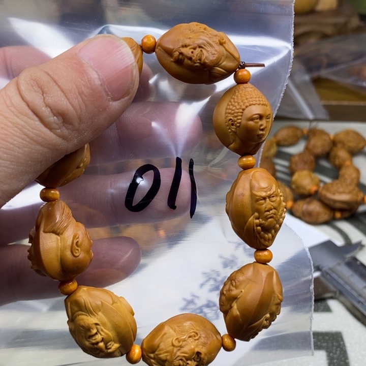 橄榄核手串/手链橄榄核雕工艺手串