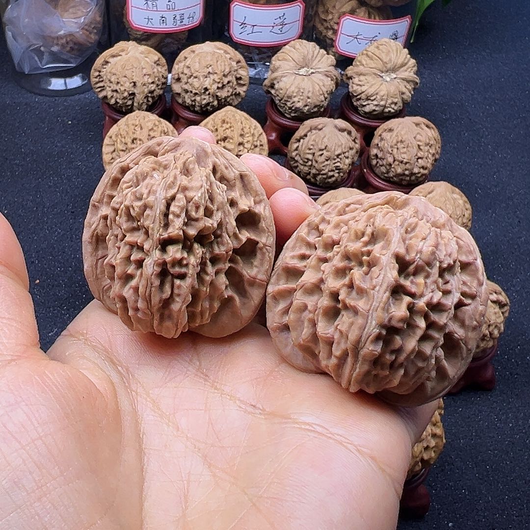 吊坠文玩核桃四座楼45