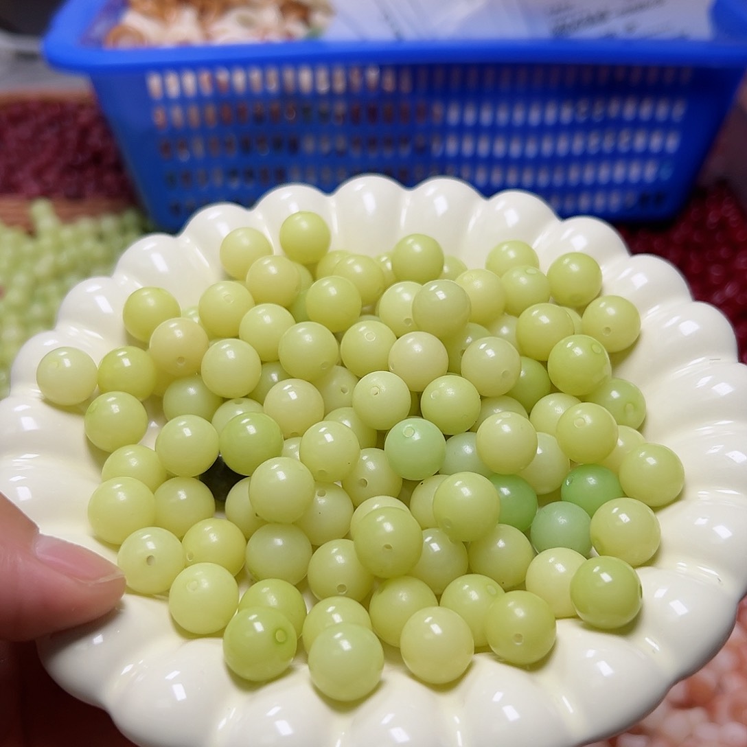 菩提根/象牙果吊坠120颗青提圆珠12尺寸