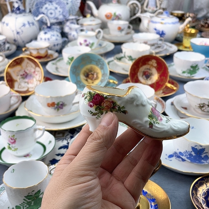 中古欧瓷盘子杯子