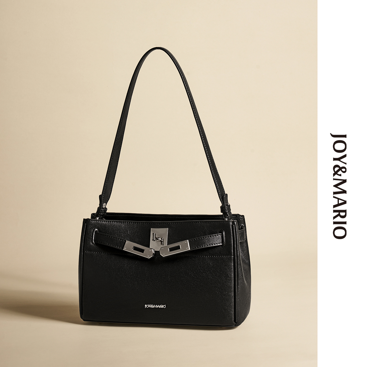 快乐玛丽休闲轻奢时尚百搭小众女士简约通勤单肩腋下肩包-0296