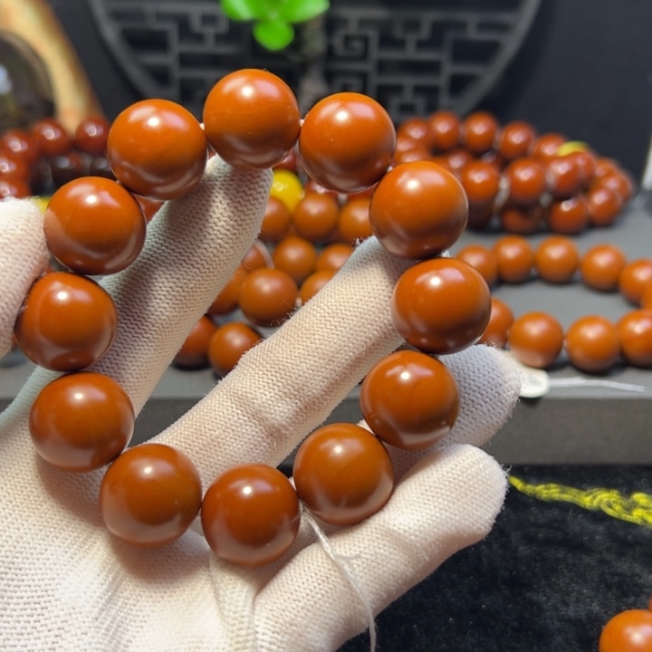 王***银橄榄核手串/手链1.84超精品