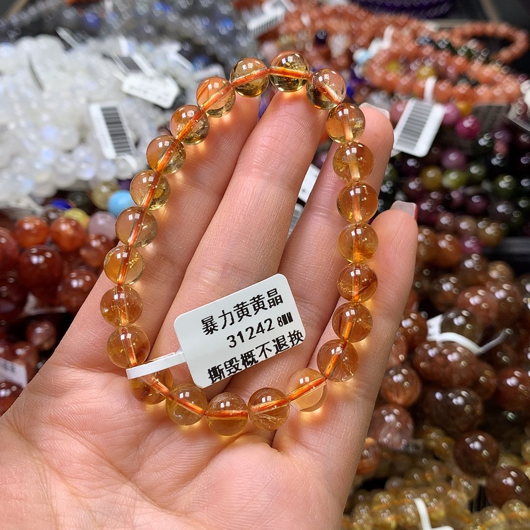 水晶手链未镶嵌，