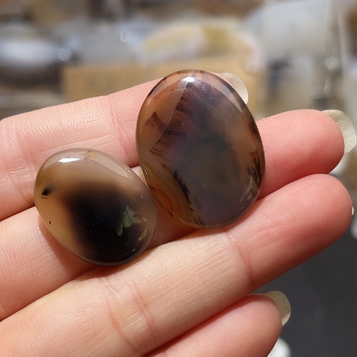 玛瑙/玉髓玉牌未镶嵌