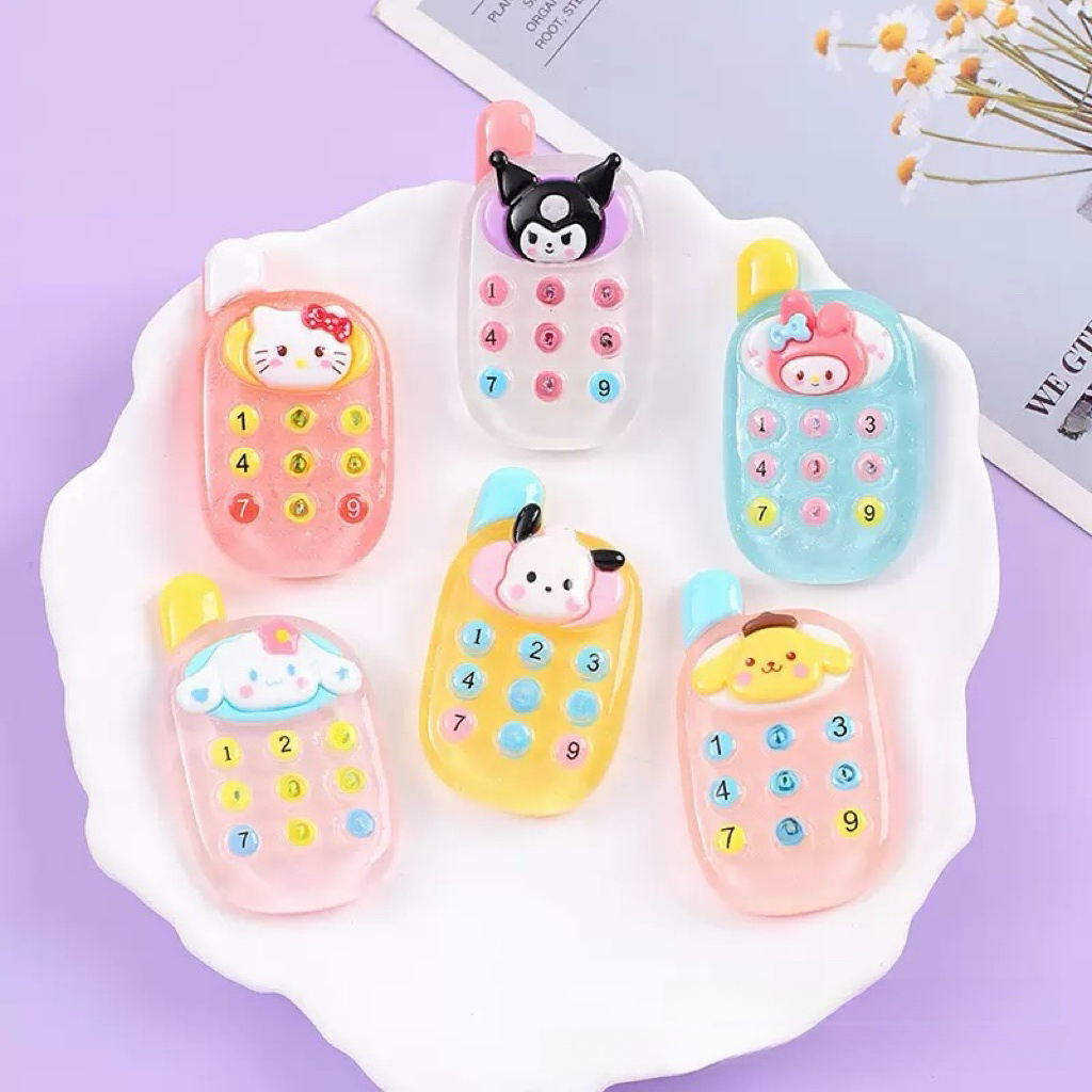 夜光卡通手机大卡 树脂配件diy奶油胶手机壳吊坠发夹发饰贴片