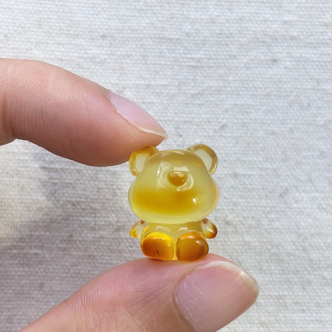 琥珀未镶嵌珠宝奇石润熊