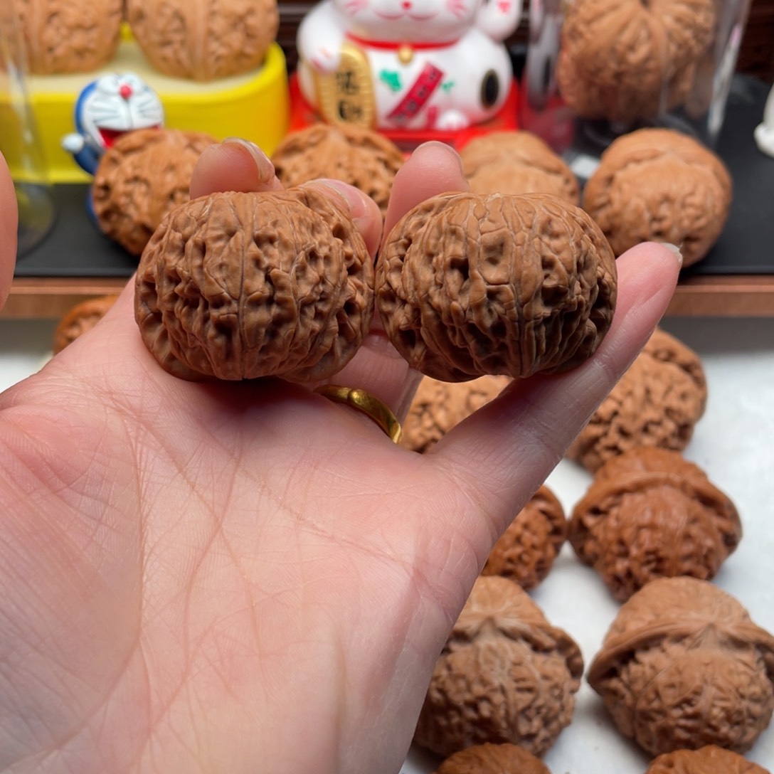 文玩核桃把件38全品磨