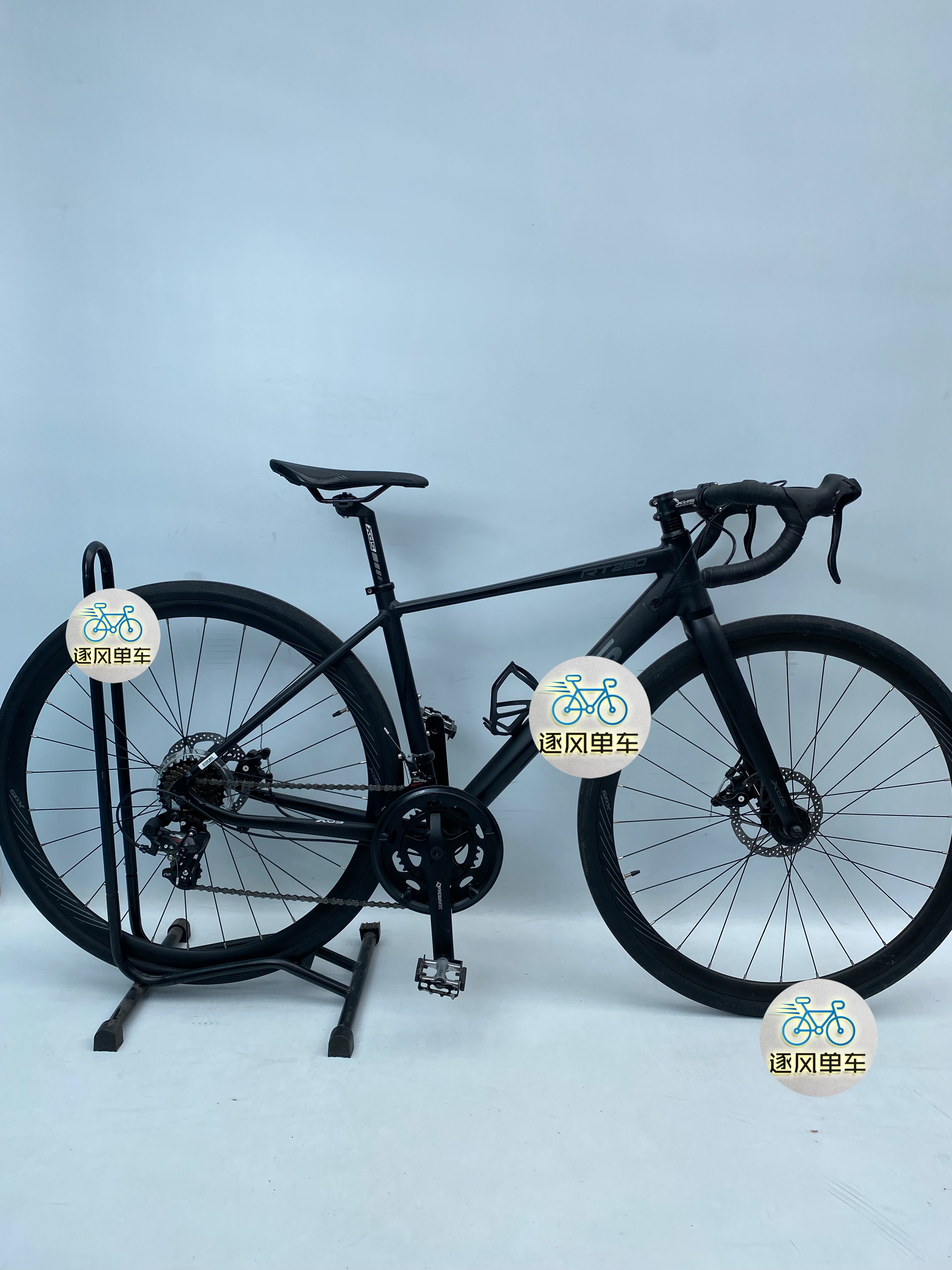 280公路车/编号487/44码/铝合金/黑武士配色