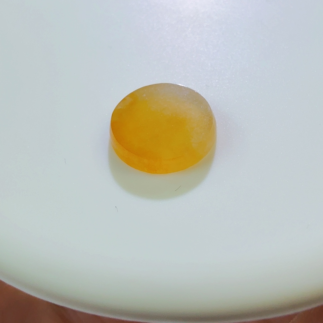 翡翠裸石无事圆牌