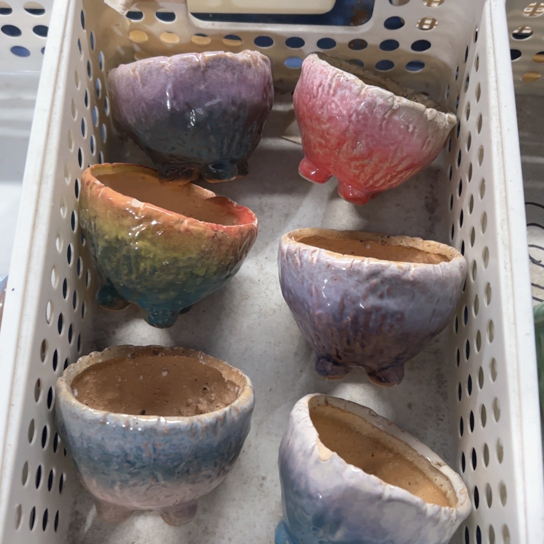 陶瓷多肉小花盆@@3