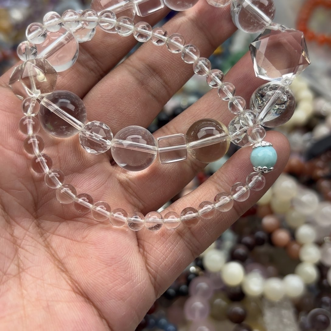 手链银S925镶嵌水晶