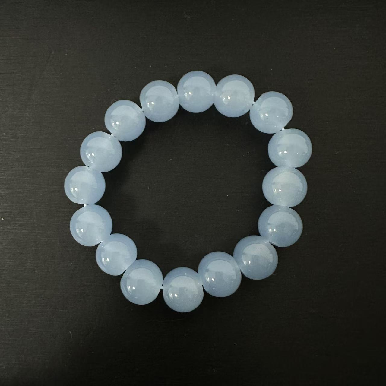 天然缅甸料天空蓝手链