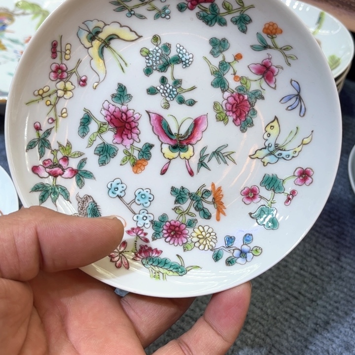 纯手绘精品盖碗杯