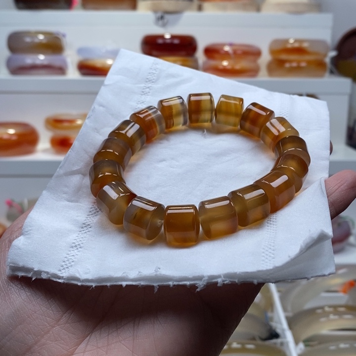 玛瑙/玉髓未镶嵌手链