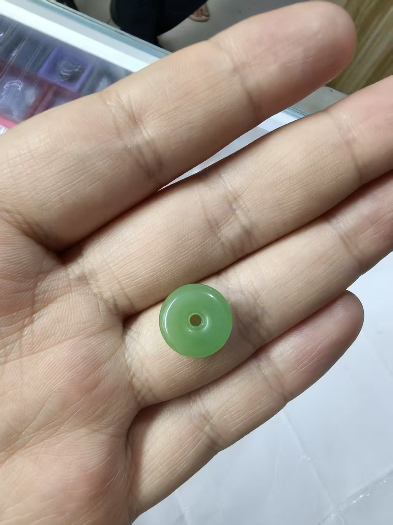 非金属玻璃手链 约25mm尺寸配绳男女款适用