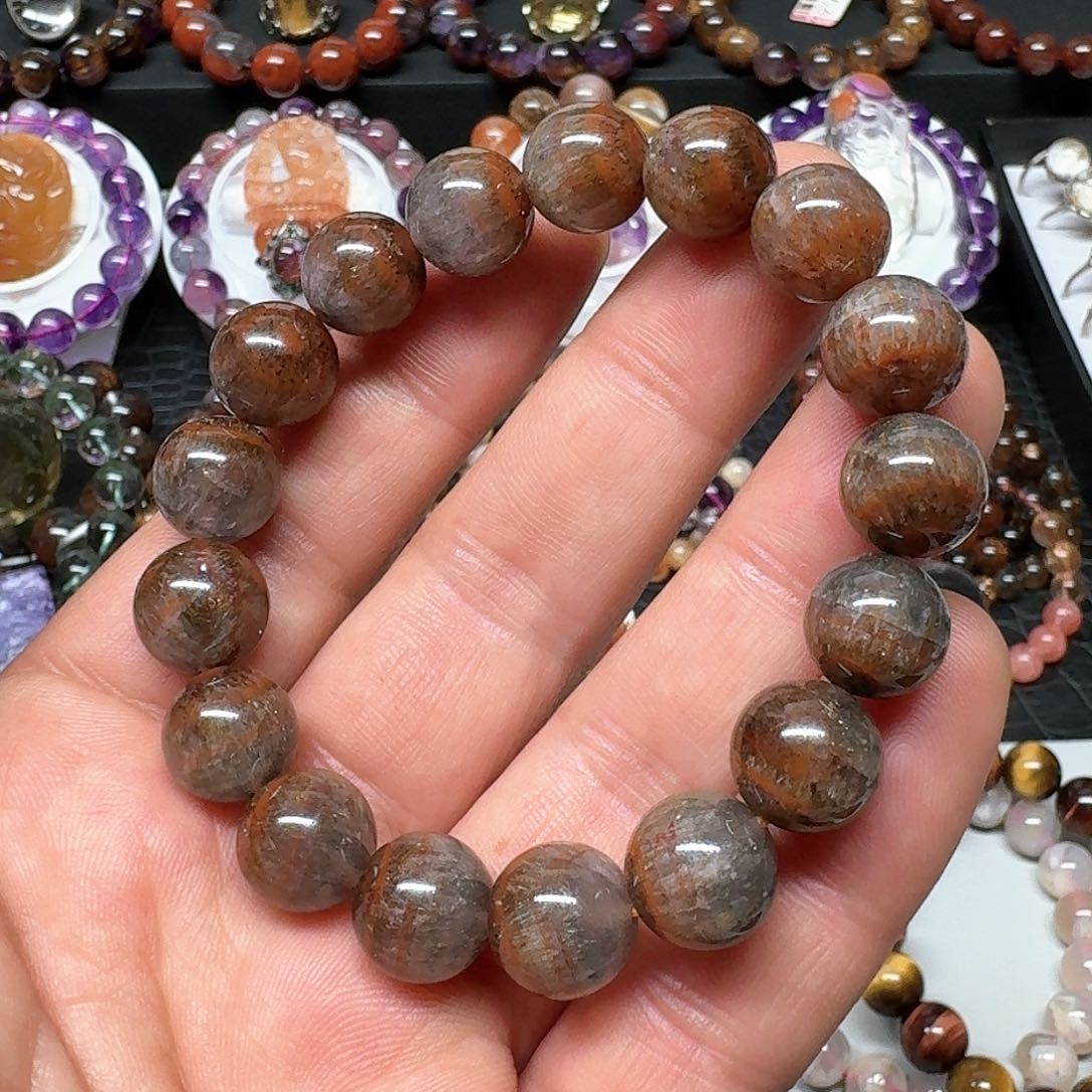 水晶极光手串未镶嵌