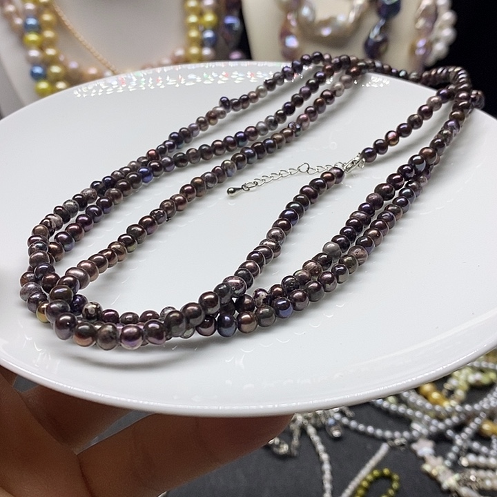 未镶嵌颈饰淡水珍珠