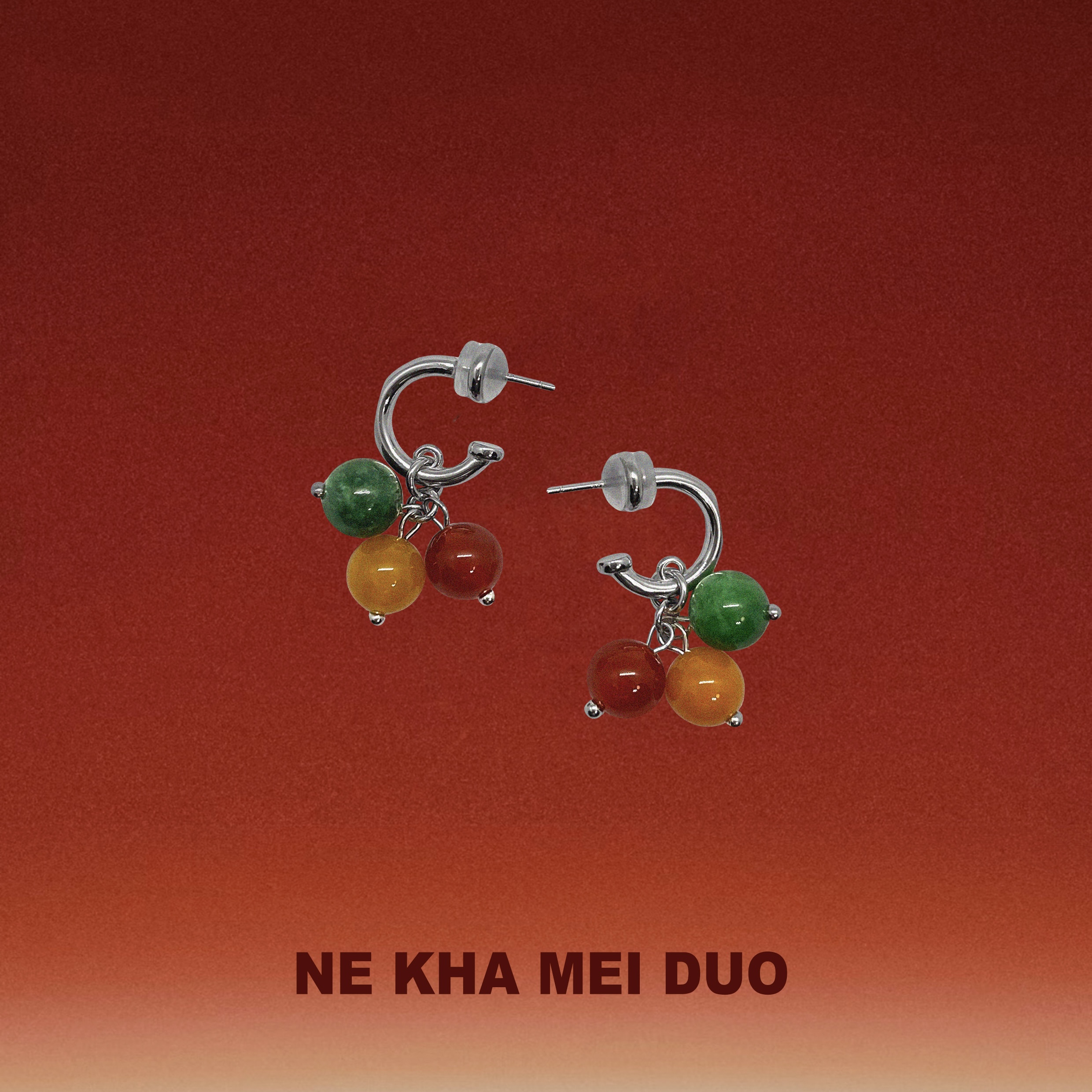 铜合金耳饰 NKMD尼卡梅朵｜S925小辣椒吊坠耳环