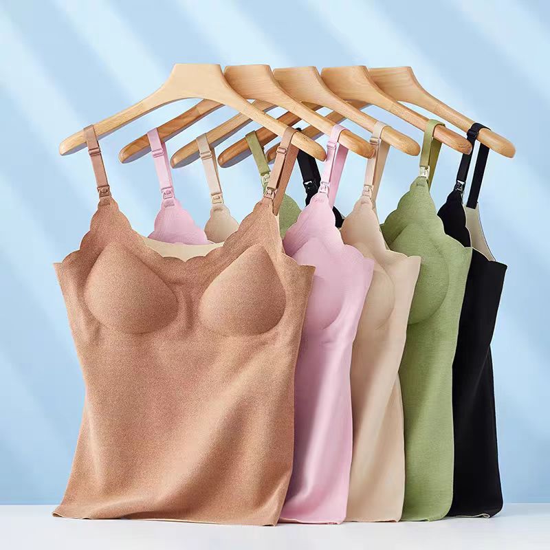 602款号秋冬孕妇哺乳吊带背心式产后喂奶免穿文胸秋冬保暖防走光