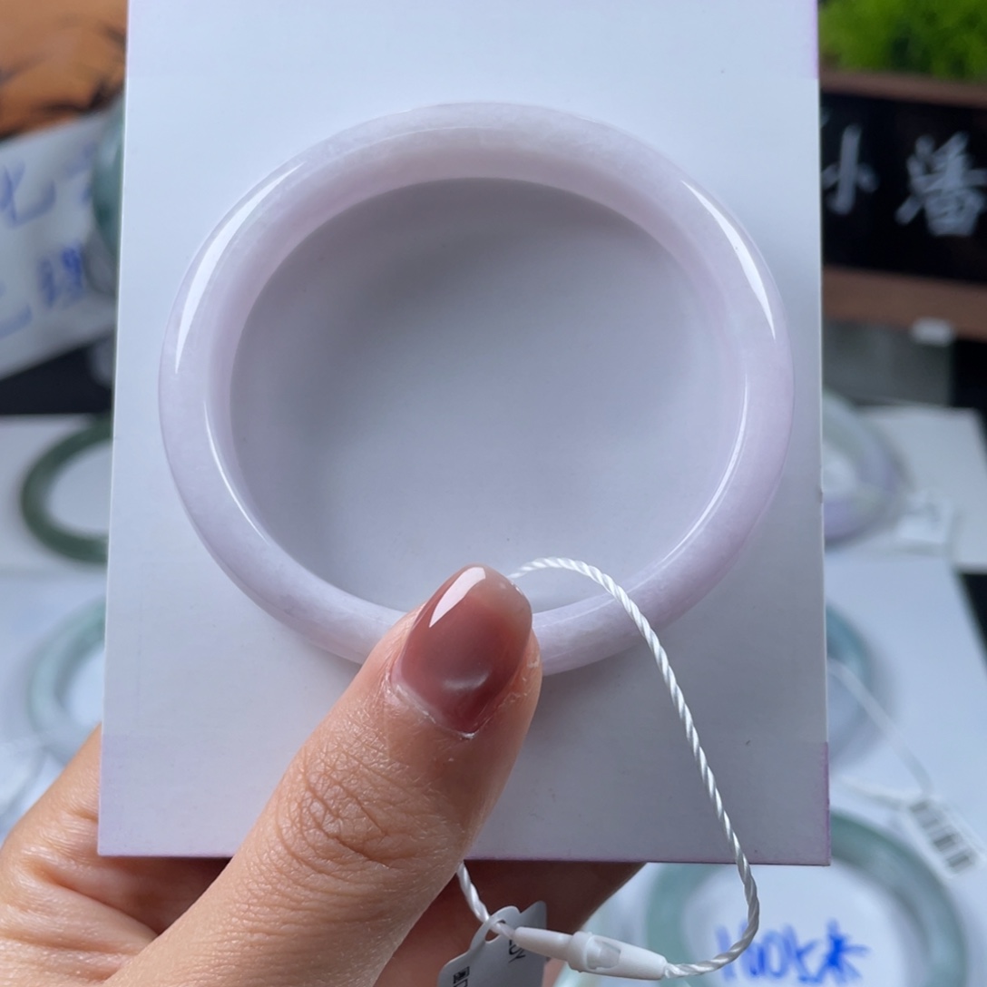 翡翠未镶嵌手镯基地质检