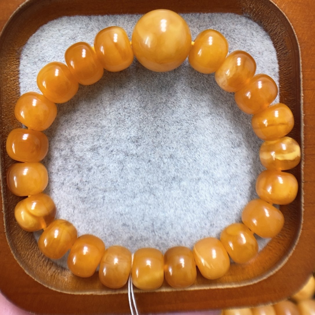 蜜蜡手串未镶嵌蜜蜡