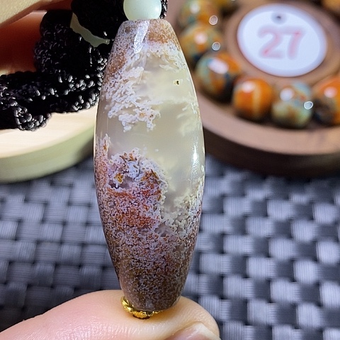 未镶嵌颈饰玛瑙/玉髓回**然