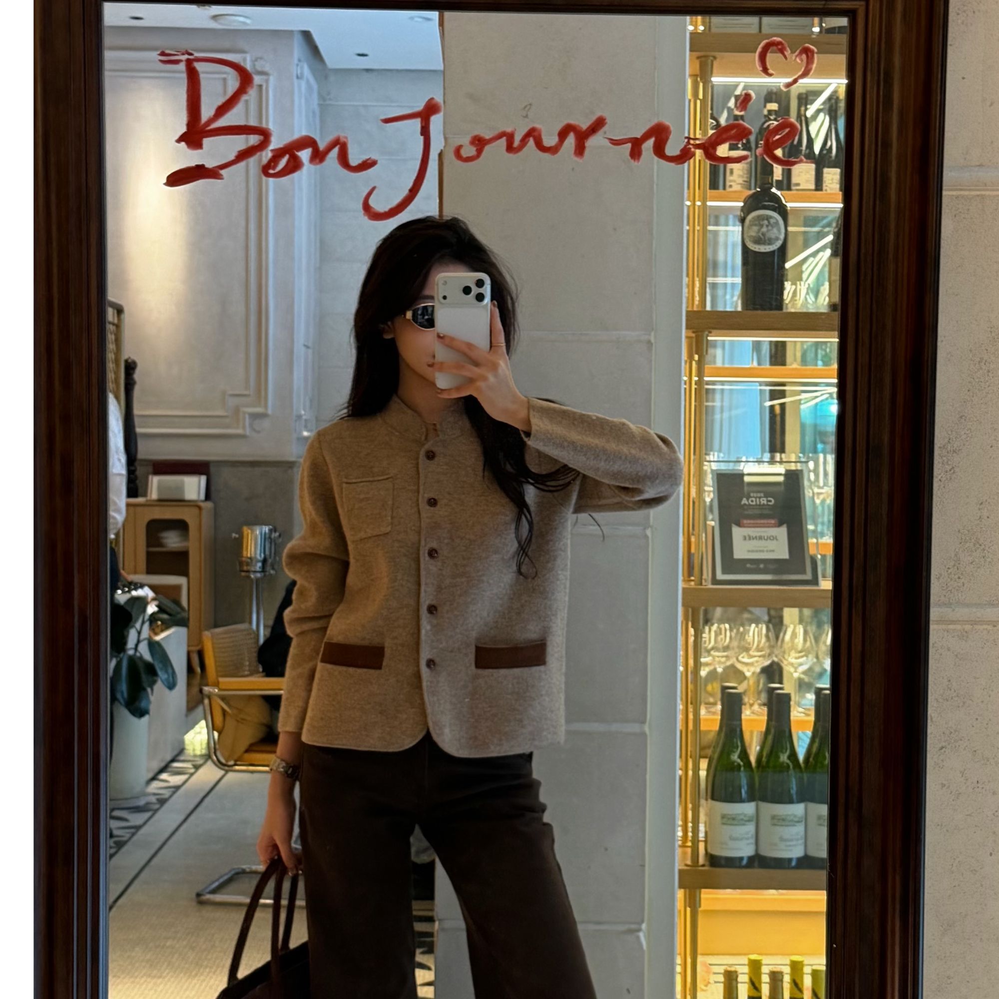 LP新款【巴黎左岸】7针双股26支织法羊毛立领针织衫AW247