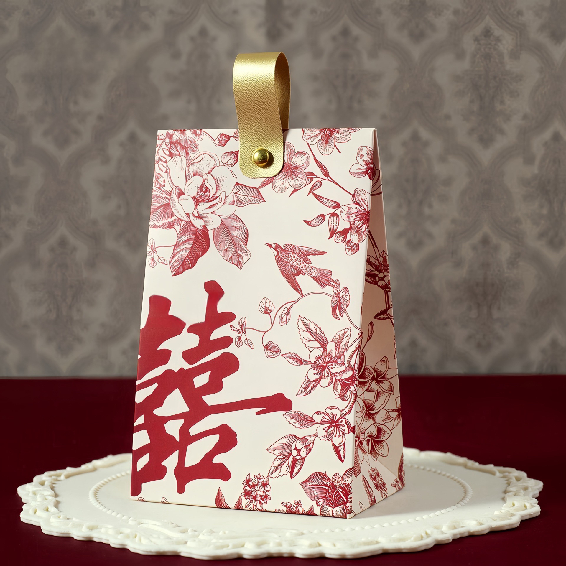 新款小红书同款喜糖盒子婚礼喜糖袋伴手礼回礼结婚用手提喜糖盒