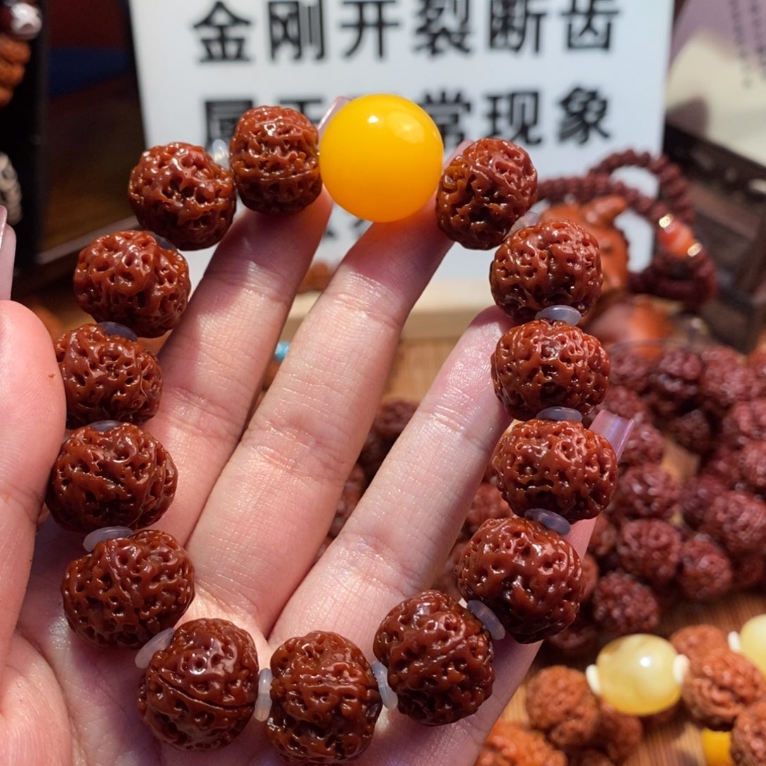 金刚菩提手串185mi配饰玉化