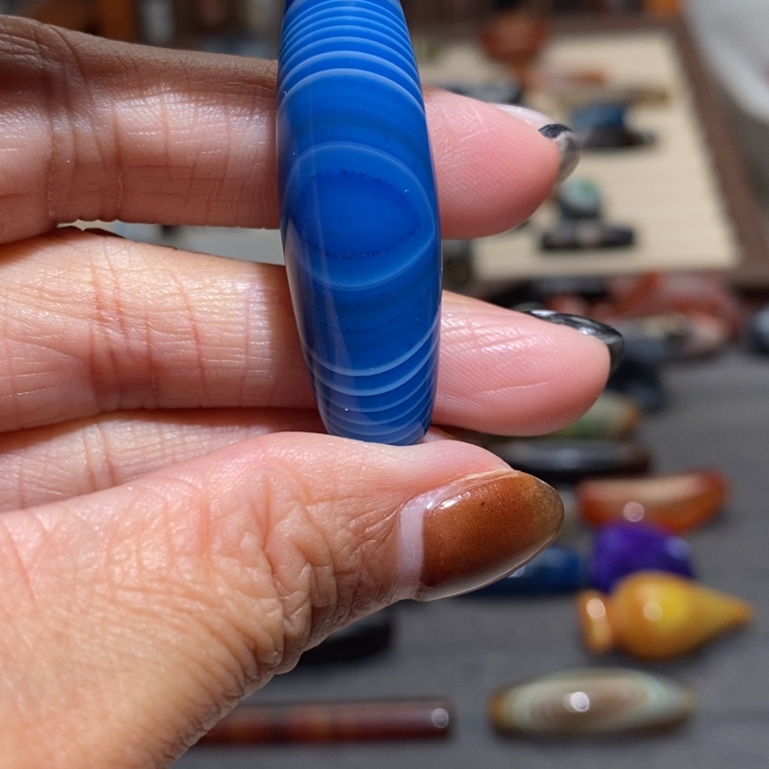 雨***飞玛瑙/玉髓合金手链