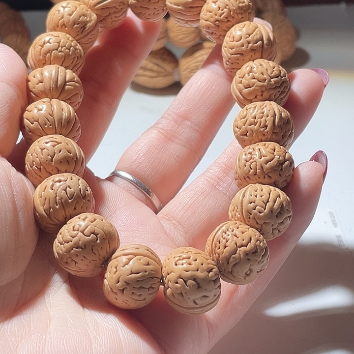 吊坠桃核桃核手串金鱼肚22