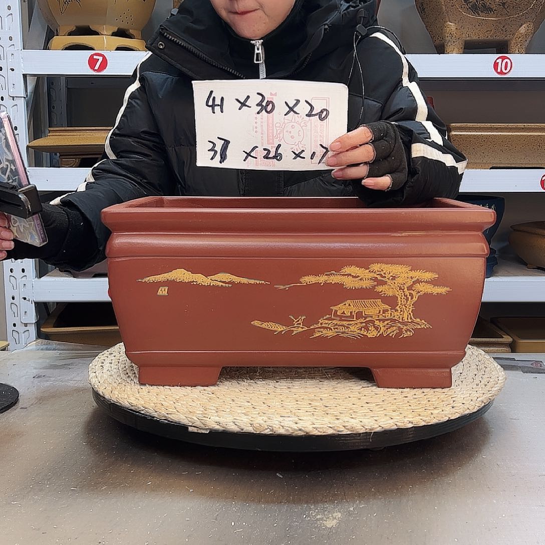 紫砂花盆紫砂花盆