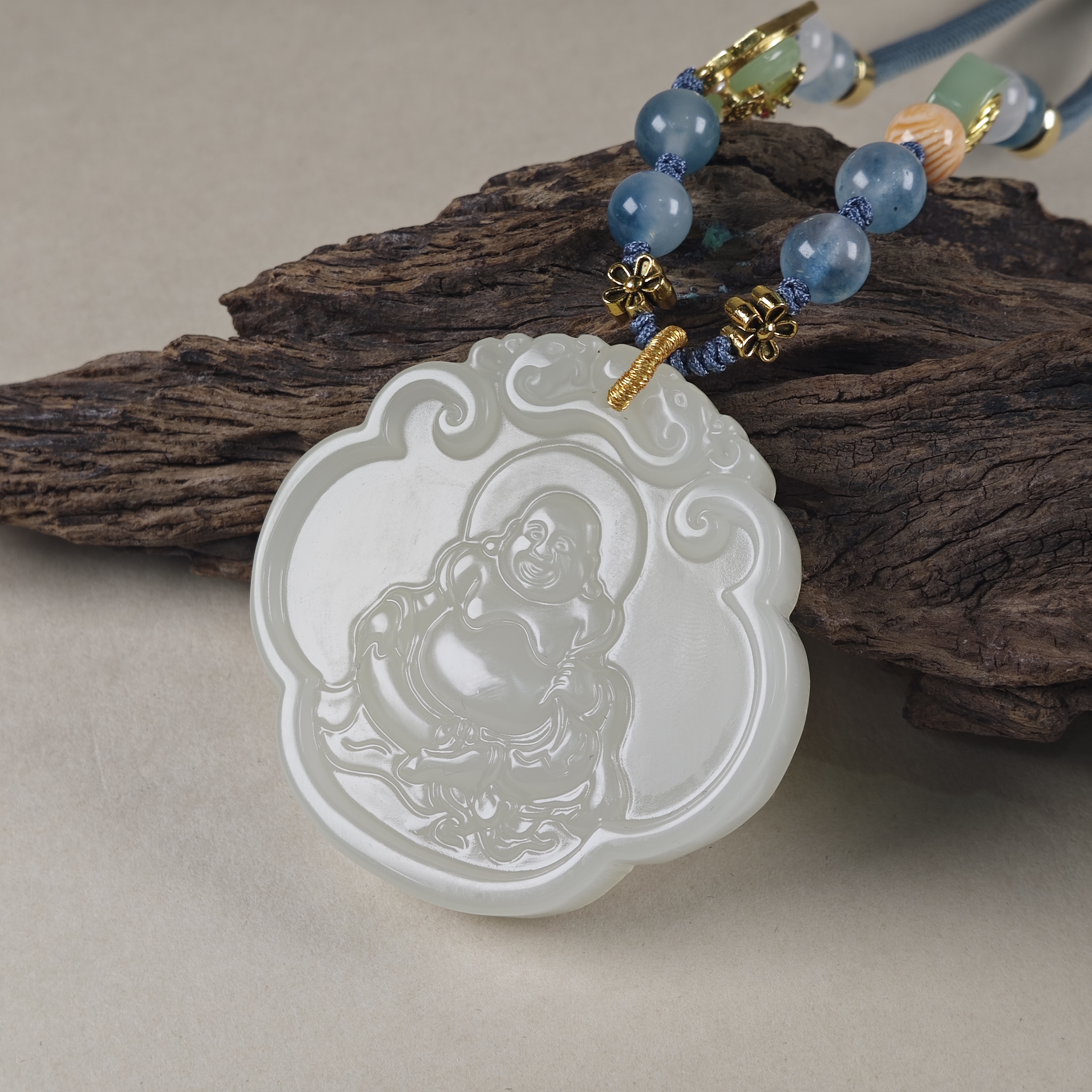 W001 精美如意佛公吊坠挂件男女同款