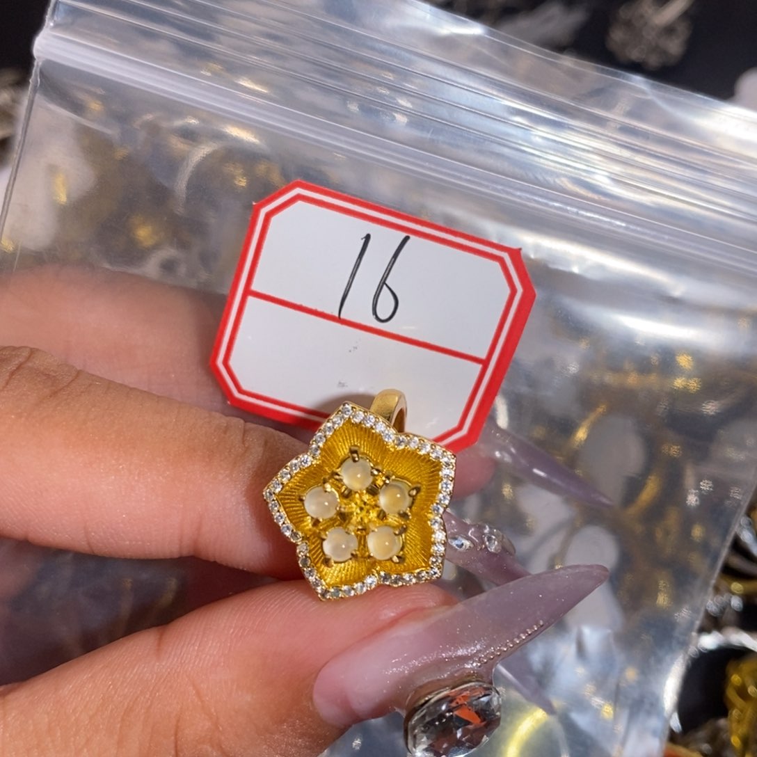 翡翠戒指合金翡翠首饰