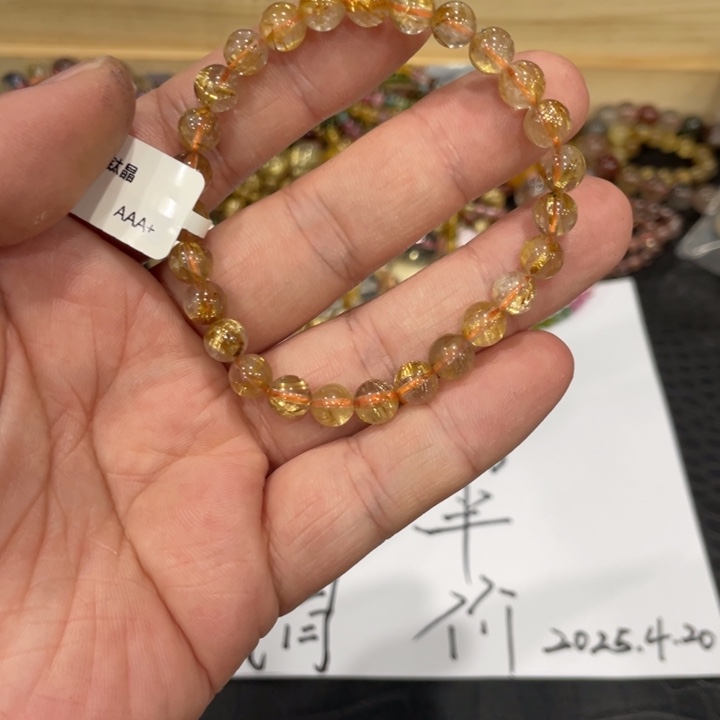水晶手链未镶嵌b201钛晶