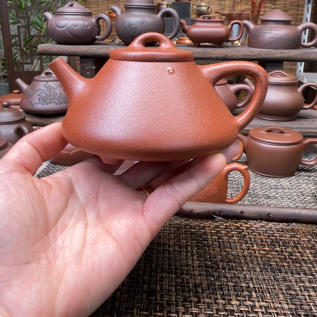 紫砂茶壶宜兴原矿紫砂手工制240