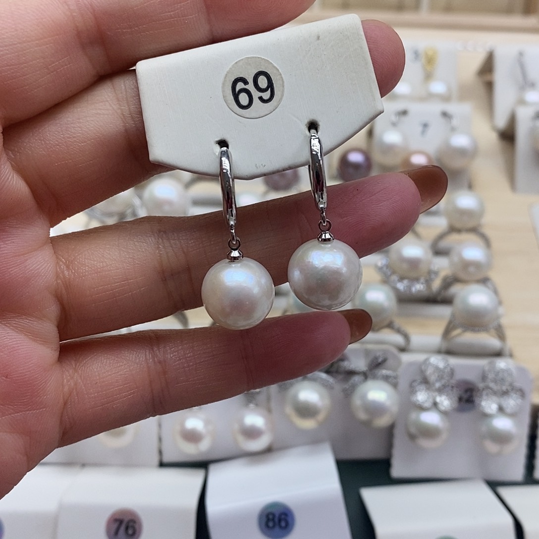 银S925镶嵌颈饰淡水珍珠