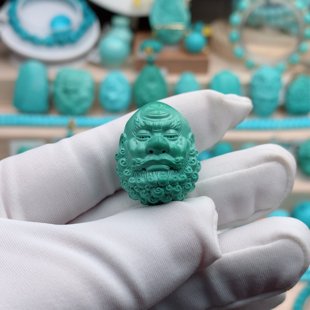 绿松石珠宝奇石未镶嵌十****叔