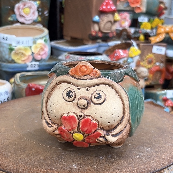 红陶粗陶多肉花盆的