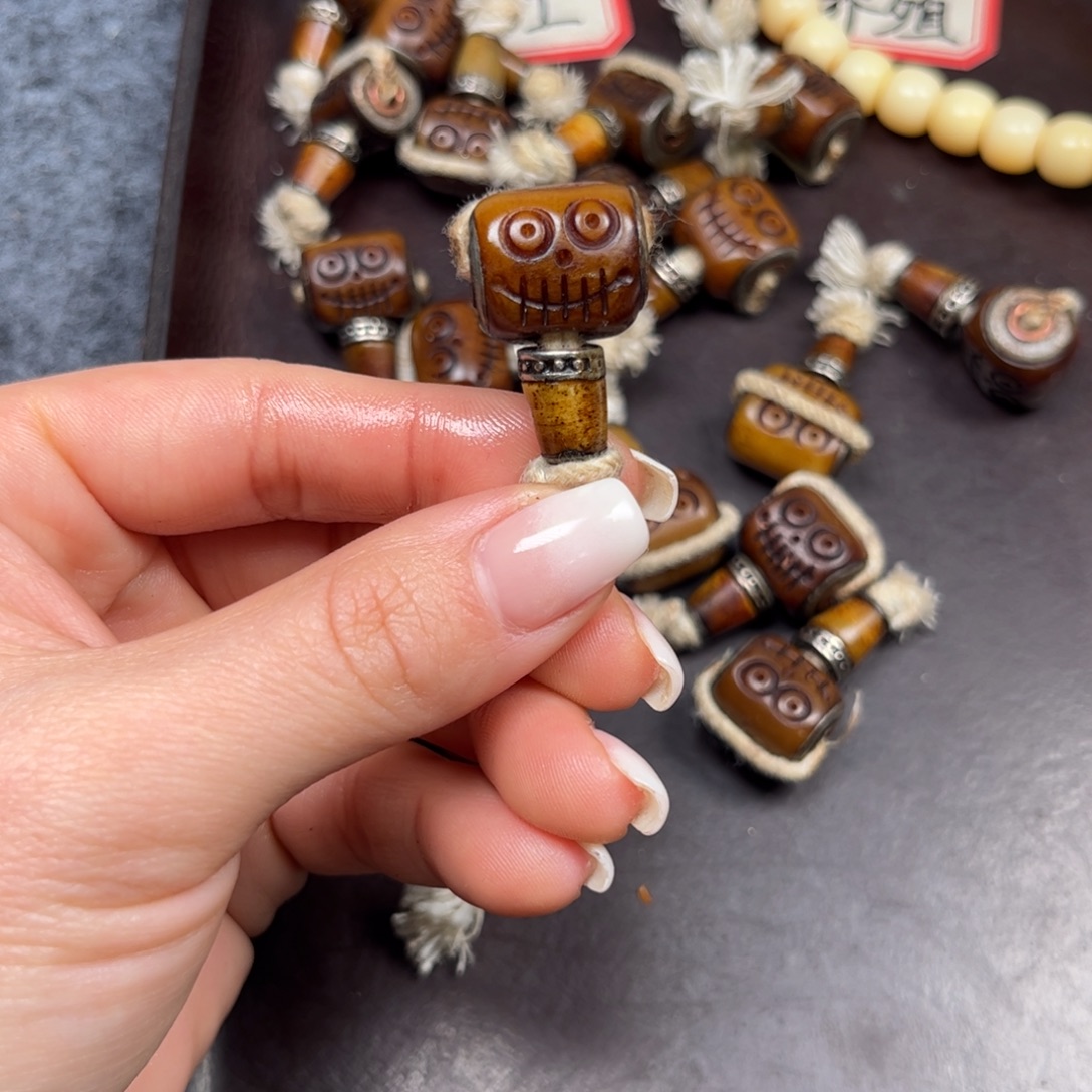 驼骨手串/手链编号63尺寸1.5左右三通