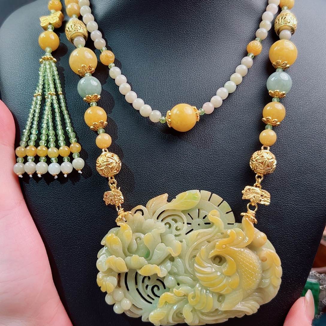 未镶嵌翡翠项链项链