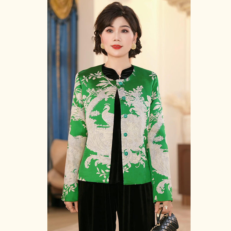 中年妈妈春装新中式国风衬衫外套2025新款洋气中老年女装小衫衣服