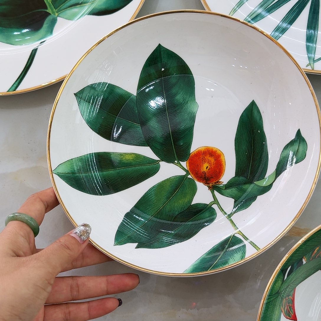 老***李搪瓷骨瓷餐具陶瓷工艺工工厂直销2个