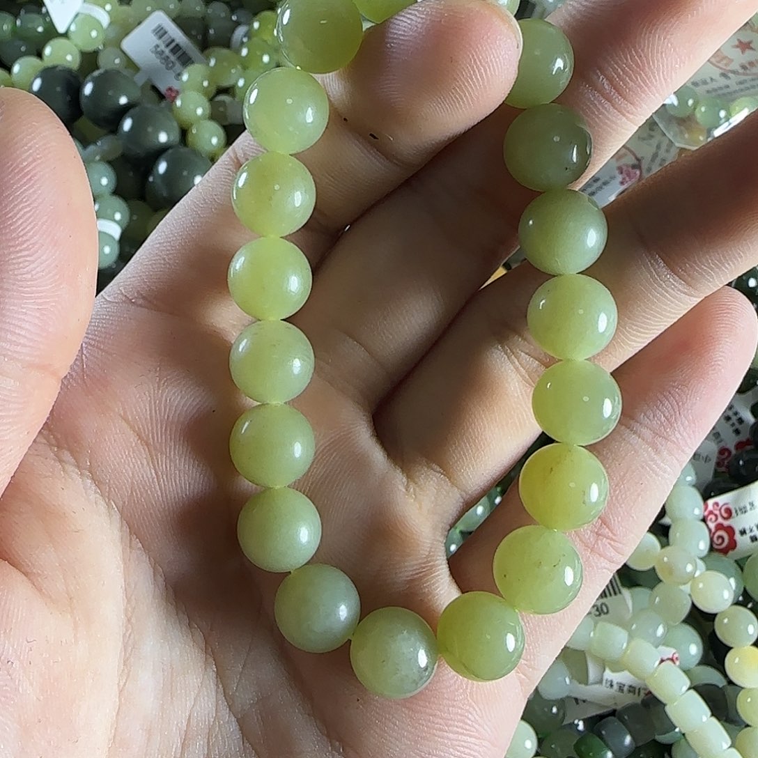 和田玉手链未镶嵌116